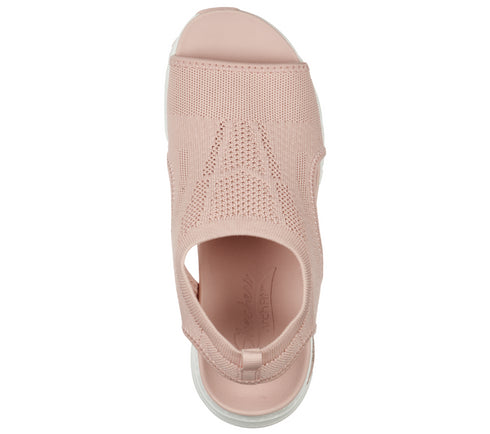 Sandale sport, dama, SKECHERS ARCH FIT- CITY CATCH 119236-BLSH roz, textil